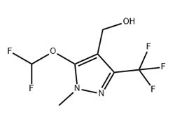 5-二氟甲氧基-4-羥甲基-1-甲基-3-三氟甲基-1H-吡唑